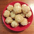 kanakana1121's cooksnap of when they made コロコロかわいい！すりごま団子✨.