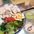 ☆ｷｬｻﾘﾝ☆'s cooksnap of when they made 究極の柔らかさ♡茹で鶏～2種のソースで♡.