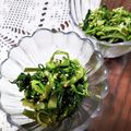 みきんたちゃん's cooksnap of when they made 超簡単！セリときゅうりのナムル.