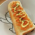 yokoyoko76's cooksnap of when they made ＊朝食・ランチに＊鮭フレークトースト＊.