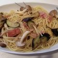 食材が好き☆'s cooksnap of when they made なすとベーコンの和風パスタ.