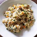 麻's cooksnap of when they made 簡単♪芳ばしい♪ニラしらすチャーハン♪.
