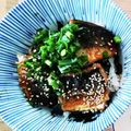 れこモン's cooksnap of when they made 夫が愛する♡アジの蒲焼丼.