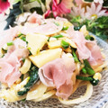 ゆるмαмα's cooksnap of when they made 菜の花•筍•新玉ねぎのわさび醤油ドレ.