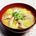 ☆★あんず姫★☆'s cooksnap of when they made 主菜級！豚バラとキャベツの味噌汁.