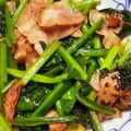 クックLM45TR☆'s cooksnap of when they made ほうれん草とベーコンのバター醤油炒め.