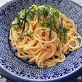 Faiza's cooksnap of when they made オリーブオイルだけで絶品！明太子パスタ.