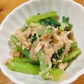 chaiko５'s cooksnap of when they made もやし、小松菜、ツナ缶で簡単レンジ副菜！.
