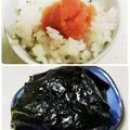 三つ葉つくし's cooksnap of when they made おにぎり★明太子.
