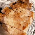 コケ子's cooksnap of when they made とんかつ用豚ロース厚切りのポークソテー.