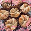 クック3VG036☆'s cooksnap of when they made 春パン☆桜あんぱん&抹茶ねじりパン♬.