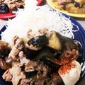 クッキン坊主's cooksnap of when they made 生姜香る豚こまとナスの生姜焼き.
