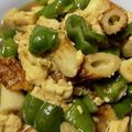 愛とココ's cooksnap of when they made 甘辛ヤミツキ 竹輪と豆腐の照り焼き.