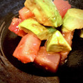 ゴウサン's cooksnap of when they made マグロとアボカドの韓国風和え.