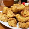 yukoratte1's cooksnap of when they made 米粉でサクサクカリカリ衣の鶏もも唐揚げ.