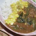 hanemakoo's cooksnap of when they made 簡単時短！ほうれん草カレー！.