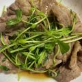 クックOBSDVC☆'s cooksnap of when they made 牛バラ肉と豆苗のこってり炒め.
