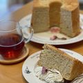 yuritoharu's cooksnap of when they made 桜と苺のシフォンケーキ　〜トール型使用〜.
