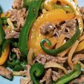 料理スキになってきた's cooksnap of when they made 青椒羊肉絲.