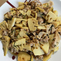 ふぅ＆かず's cooksnap of when they made たけのこと♪豚肉の生姜焼き♪.