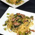 ❀まめりん❀'s cooksnap of when they made 大根葉っぱのパスタ.