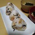 よちりん's cooksnap of when they made 香ばしコンビ☆桜えびと胡桃のおにぎり.