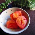 haruku221's cooksnap of when they made 父の味★砂糖トマト.