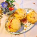 yesmama's cooksnap of when they made アメリカンドッグ味のカップケーキ.