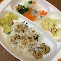 ぐりtoぐら's cooksnap of when they made 離乳食に◎豚ひき肉の豆腐ハンバーグ.