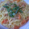 rirakubo's cooksnap of when they made ♡トマトとツナで簡単本格パスタ♡.