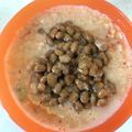 Tomotabi's cooksnap of when they made 納豆&キムチ豆乳のオートミールリゾット.