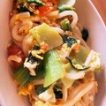 クックGMX786☆'s cooksnap of when they made 冷凍うどん☆白菜トマト卵のまろやかうどん.