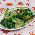 赤い電話's cooksnap of when they made ちくわと小松菜のオイスター炒め 弁当向.