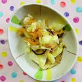 チェックのミニくま's cooksnap of when they made キャベツ・にんじんの塩昆布ツナ和え.