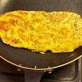 もりひろ♡'s cooksnap of when they made 大量消費・イタリアンパセリのオムレツ.