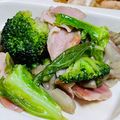 ★若にゃん's cooksnap of when they made ベーコンと野菜のガーリック炒め.