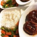 ame-ikuru's cooksnap of when they made じゃが芋煮込みハンバーグ.