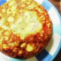 そらてんママ's cooksnap of when they made 炊飯器で♪クリスマスカラーキッシュドーム.