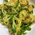クックOBSDVC☆'s cooksnap of when they made 鶏の胸肉ともやしとピーマンのカレー炒め.