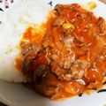 こめこハム's cooksnap of when they made トマト缶で簡単♡ルウ不要のハヤシライス.