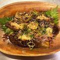 TOMOまる◉U◉'s cooksnap of when they made フライパンで焼きナス♪.