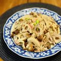 マルんちの丸顔's cooksnap of when they made 蓮根ベーコン&木の子のレモン風味炒め.