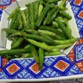 ゆうこりん♡岡山県's cooksnap of when they made にんにくの芽の炒めもの岩塩がけ.