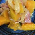 手抜きクック's cooksnap of when they made かぼちゃと玉ねぎのにんにくポン酢炒め.