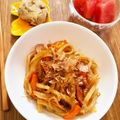 ☆あさ's cooksnap of when they made 我が家の焼きうどん.
