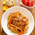 ☆あさ's cooksnap of when they made 我が家の焼きうどん.