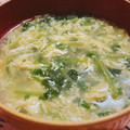 ユキナリ。's cooksnap of when they made 豆苗とふわふわ玉子のスープ.