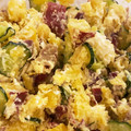 ニコニコーン☆'s cooksnap of when they made さつま芋ときゅうりとクリチのサラダ★簡単.