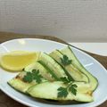 horseland's cooksnap of when they made ズッキーニのグリル・レモン版♪.