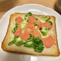 しろみそたん's cooksnap of when they made ブロッコリと明太マヨのトースト♡.